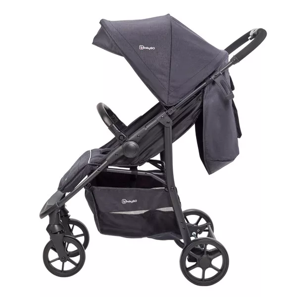 BabyGo - Carucior Style 3 in 1 Black, [],bestfam.ro