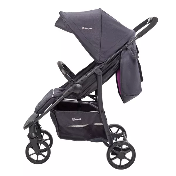 BabyGo - Carucior Style 3 in 1 Rosa, [],bestfam.ro