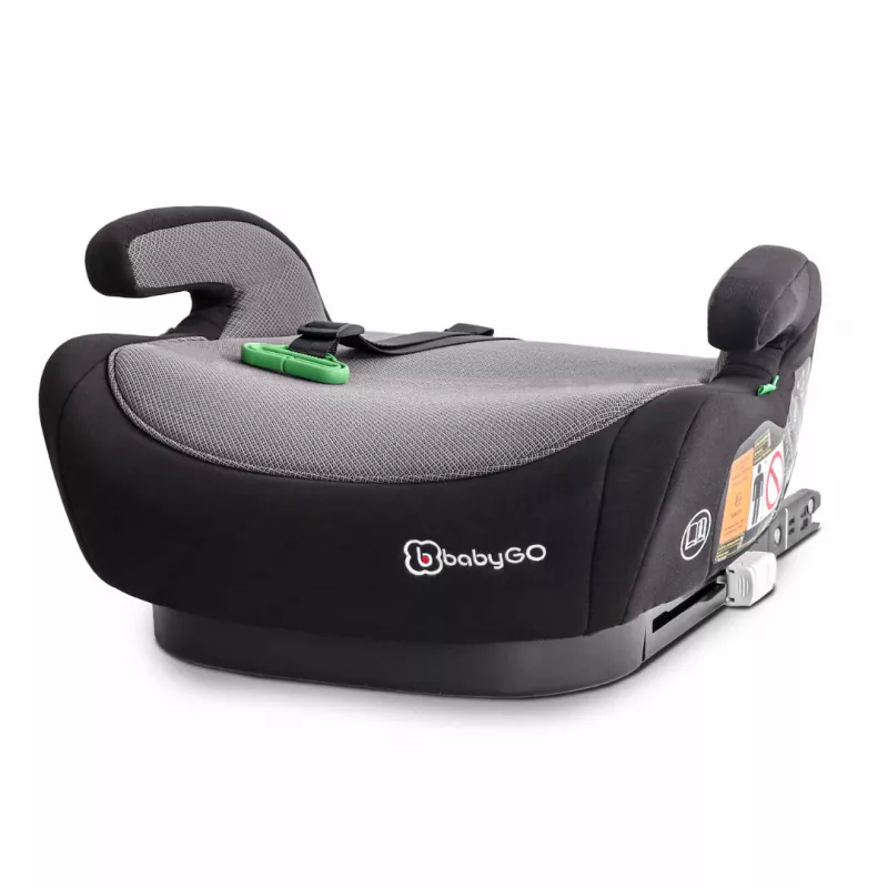 BabyGo - Scaun auto booster Bursa IV Black, 125-150 cm, certificat R129, [],bestfam.ro