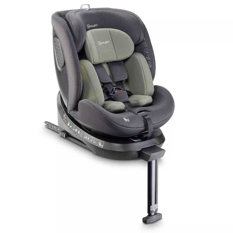 BabyGo - Scaun auto rotativ cu isofix, MOVE360 Green, 40-150 cm, certificat R129, [],bestfam.ro