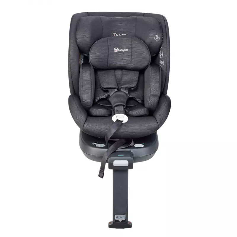 BabyGo - Scaun auto rotativ Prime 360, Black, 40-150 cm, certificat R129, [],bestfam.ro
