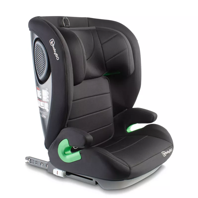 BabyGo - Scaun auto SafeChild2 Black, 100-150 cm, certificat R129, [],bestfam.ro