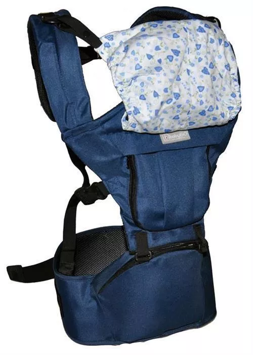 Marsupiu anatomic 2in1 -  Wombat Albastru - BabyGo, [],bestfam.ro