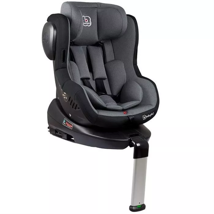 Scaun auto ISO Rotativ 360° - Gri - BabyGo, [],bestfam.ro