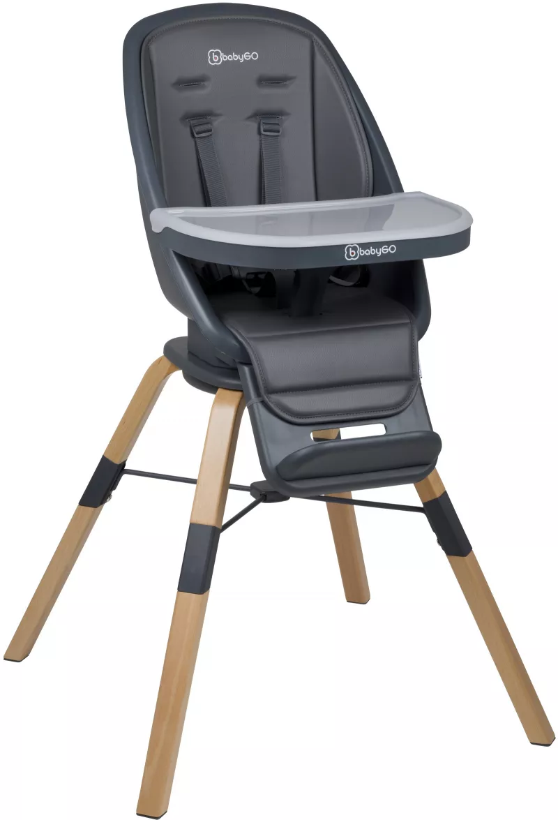 BabyGo - Scaun de masa 360° Carou, Gri, [],bestfam.ro
