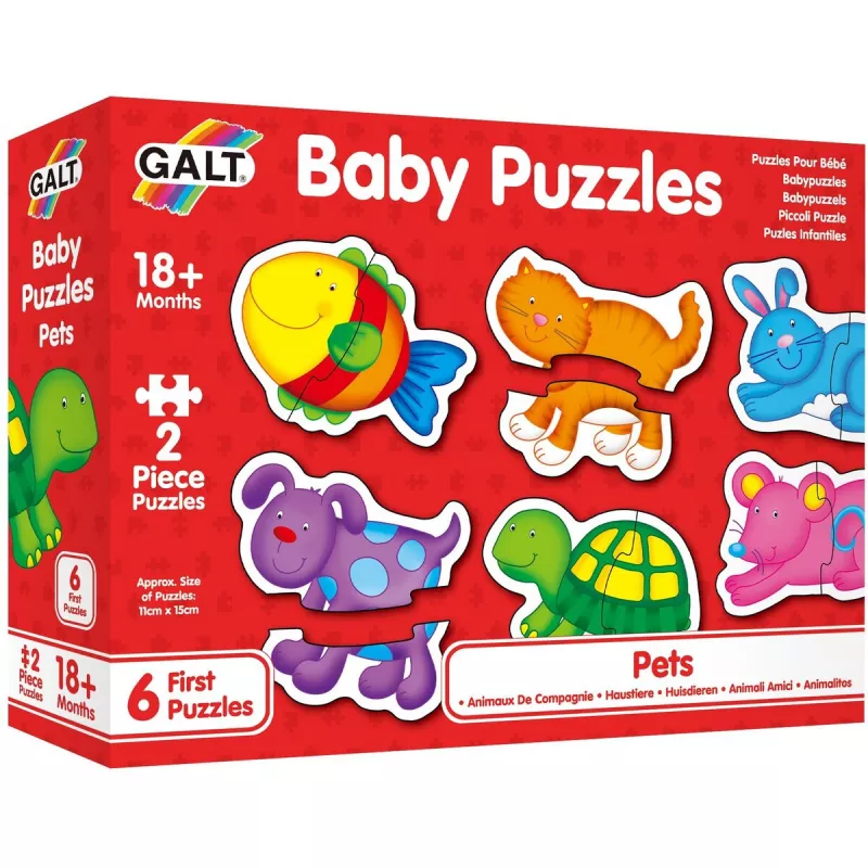 Baby Puzzle: Animale de companie (2 piese), [],bestfam.ro