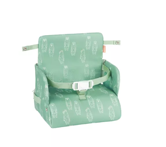 Badabulle- Booster pliabil Nomad Verde cu Ursuleti, [],bestfam.ro