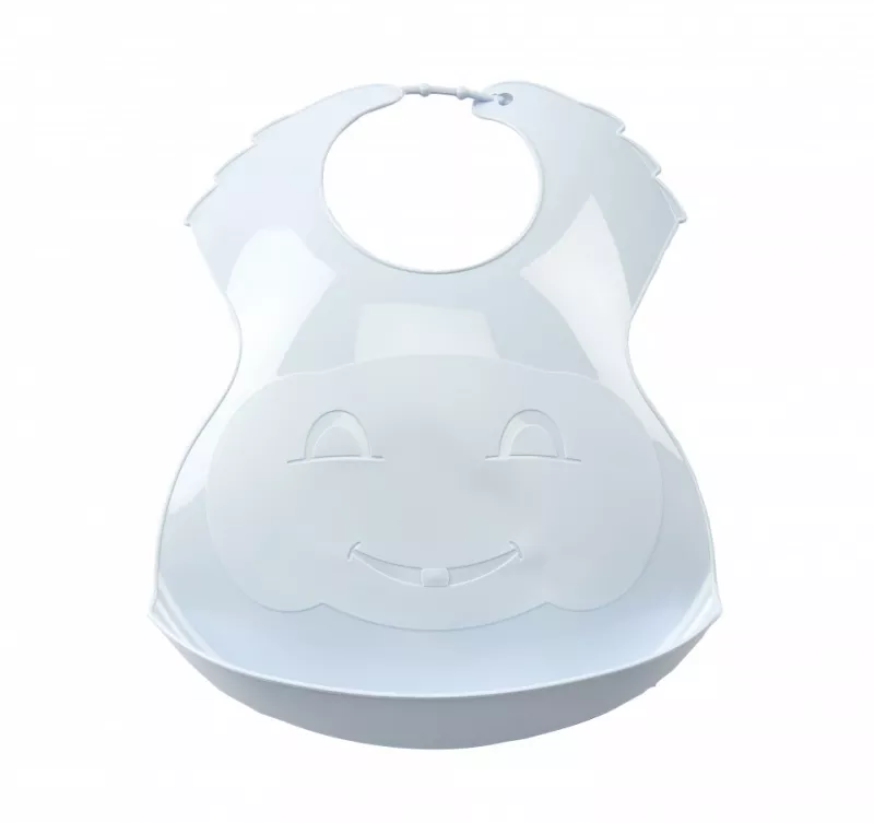 Baveta din plastic SOFT, Baby Blue - Thermobaby, [],bestfam.ro