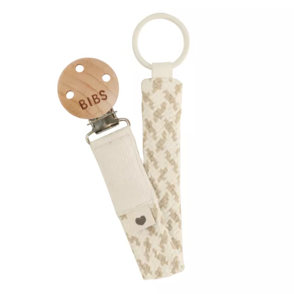 Bibs - Lantisor clip pentru suzeta, Ivory/Vanilla, [],bestfam.ro