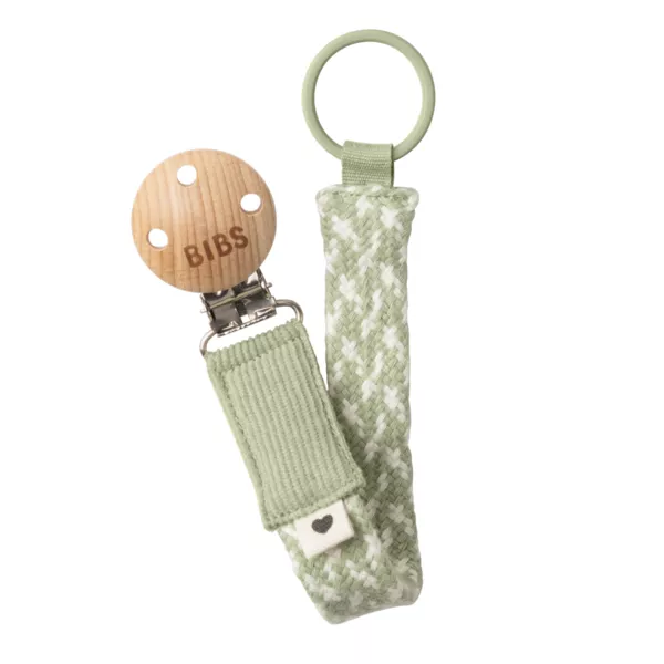 Bibs - Lantisor clip pentru suzeta, Sage/Ivory, [],bestfam.ro