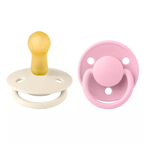 BIBS - Set 2 suzete De Lux Latex, tetina rotunda, 6 luni +, [],bestfam.ro