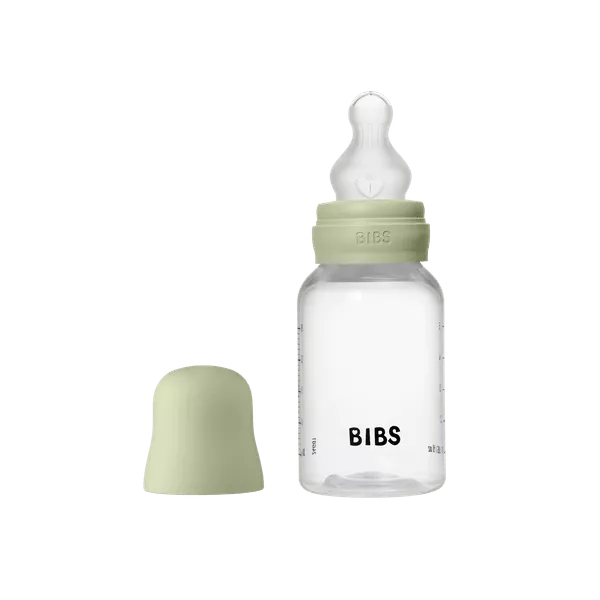 BIBS - Set complet biberon anticolici PP fara BPA, 150 ml, Silicon, Sage, [],bestfam.ro