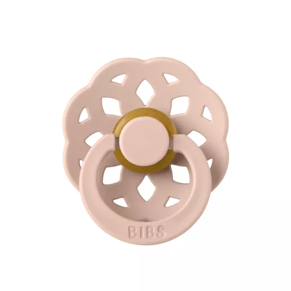 BIBS - Suzeta Boheme Latex, tetina rotunda, 0 luni +-Blush, [],bestfam.ro