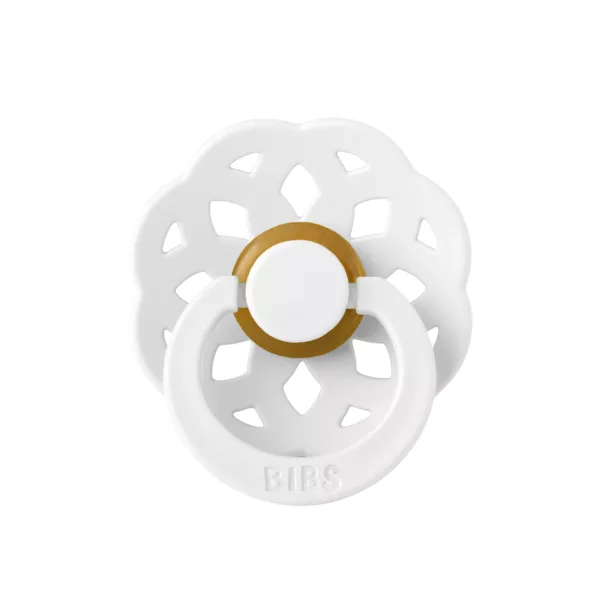 BIBS - Suzeta Boheme Latex, tetina rotunda, 0 luni +-White, [],bestfam.ro