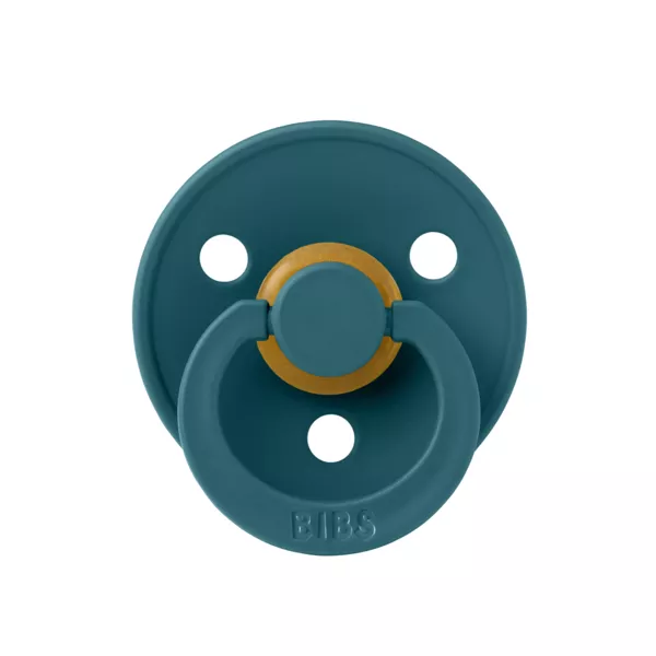 BIBS - Suzeta Colour Latex, tetina rotunda, 0 luni +-Forest Lake, [],bestfam.ro