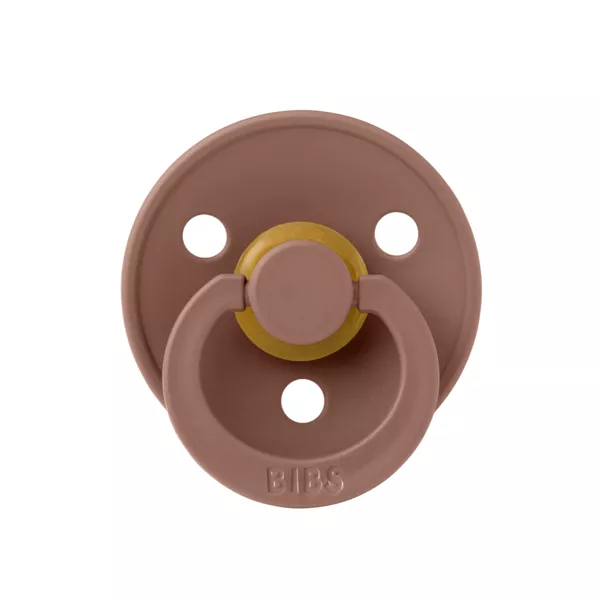 BIBS - Suzeta Colour Latex, tetina simetrica, 6 luni +-Woodchuck, [],bestfam.ro