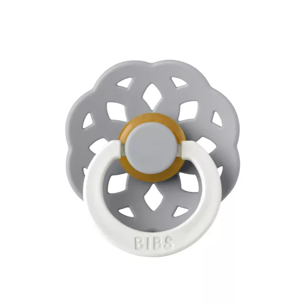 BIBS - Suzeta fosforescenta Boheme GLOW Latex, tetina rotunda, 0 luni +-Cloud, [],bestfam.ro