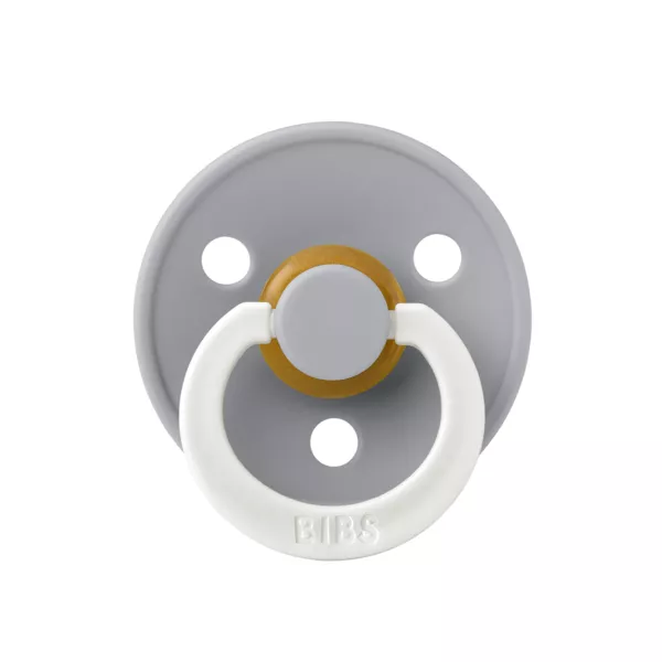BIBS - Suzeta fosforescenta Colour Glow Latex, tetina rotunda, 18 luni +-Cloud, [],bestfam.ro