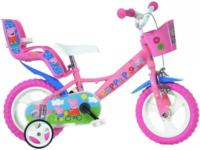 Bicicleta copii 12'' - Purcelusa Peppa, [],bestfam.ro
