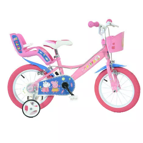 Bicicleta copii 14'' - Purcelusa Peppa, [],bestfam.ro