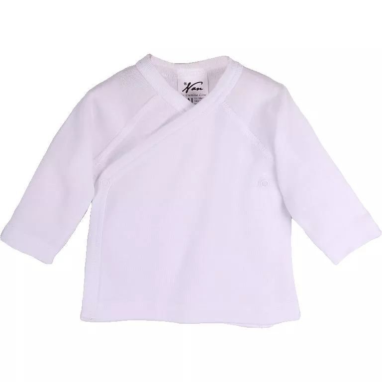 Bluza cu maneca lunga - Alb, [],bestfam.ro