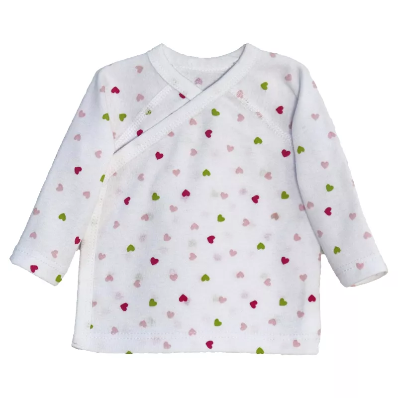 Bluza cu maneca lunga - Inimioare 6 luni, [],bestfam.ro