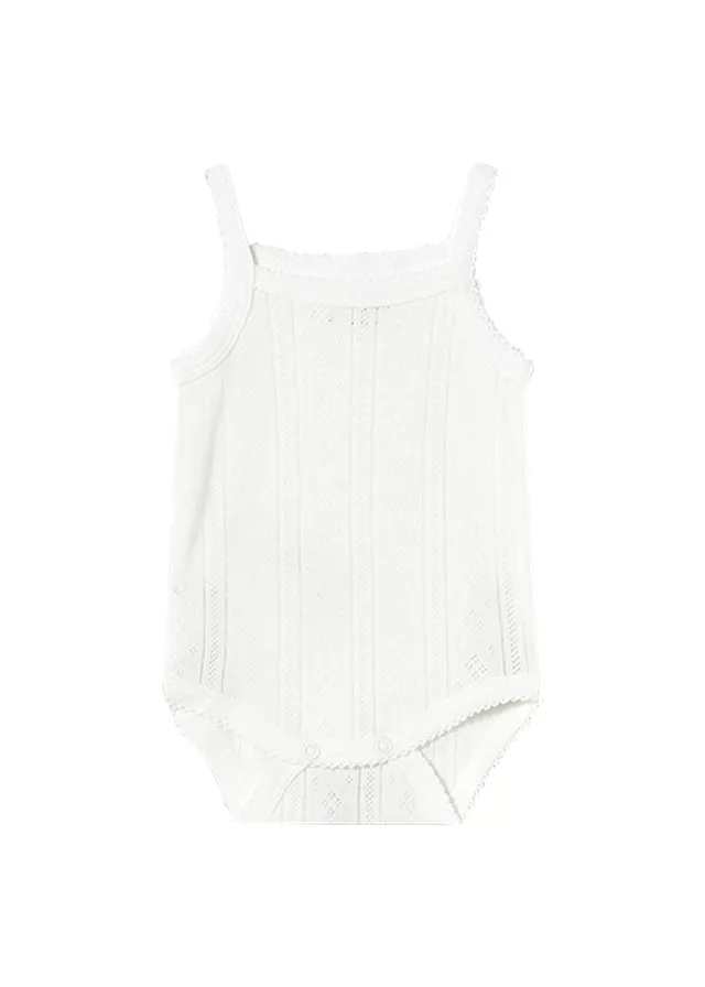 Body cu bretele - alb - Mayoral 2-4 luni, [],bestfam.ro