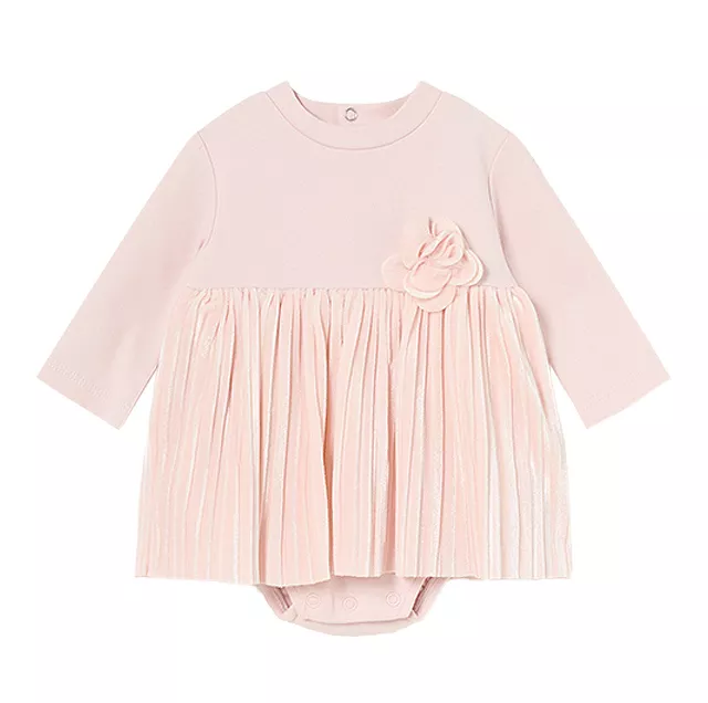 Body cu fustita pliuri - Roz - Mayoral  4-6 luni, [],bestfam.ro