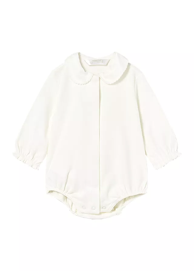 Body cu guler - ecru - Mayoral   1-2 luni, [],bestfam.ro