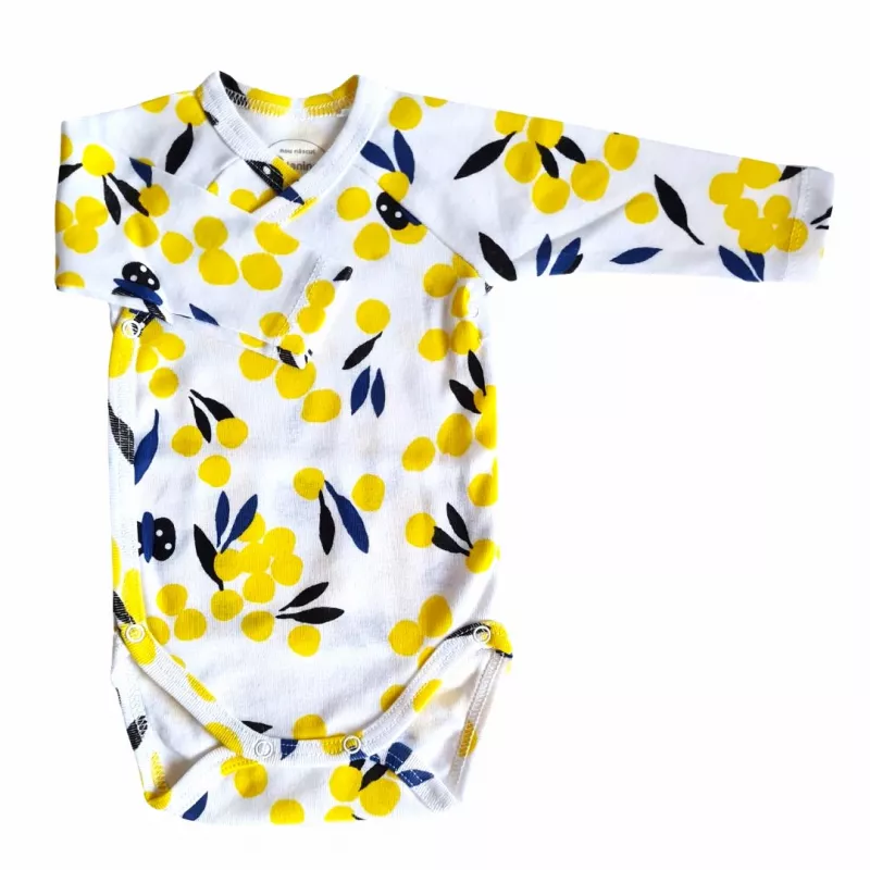 Body cu maneca lunga - Frunze, [],bestfam.ro