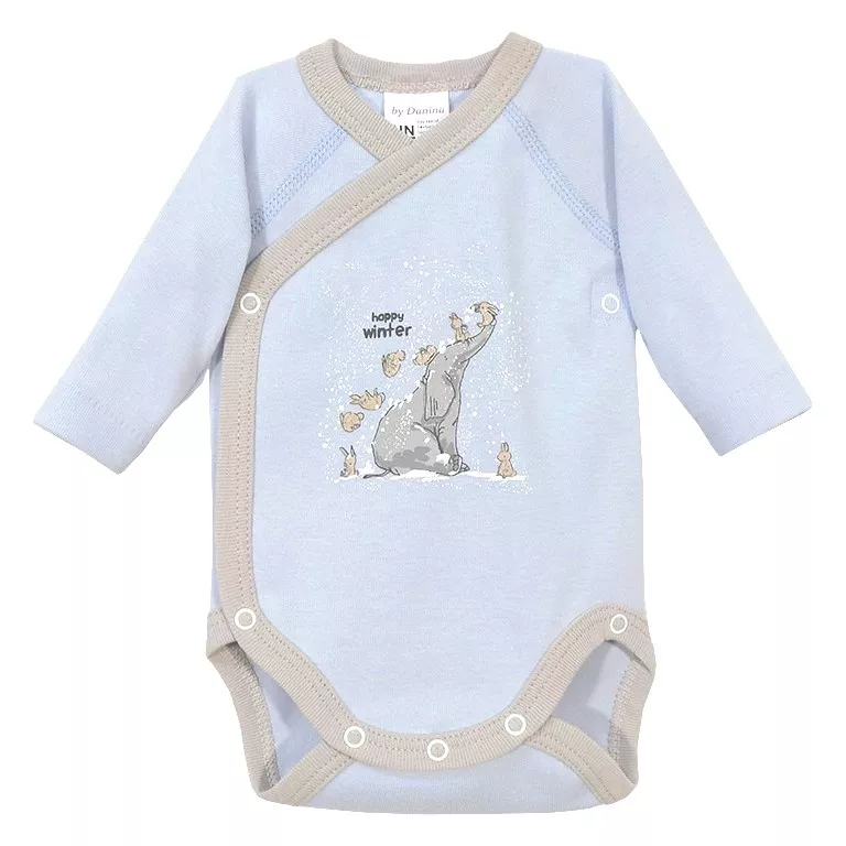 Body cu maneca lunga Happy winter 3 luni, [],bestfam.ro