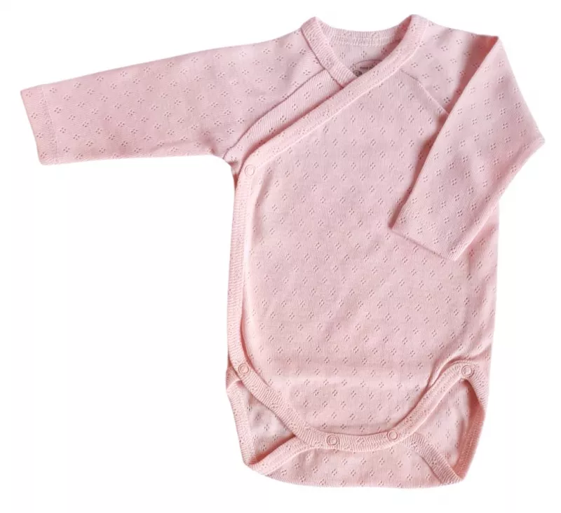 Body cu maneca lunga - Piersica, [],bestfam.ro
