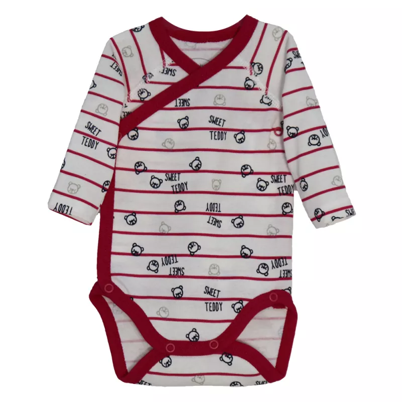 Body cu maneca lunga - Ursuleti 1 luna, [],bestfam.ro