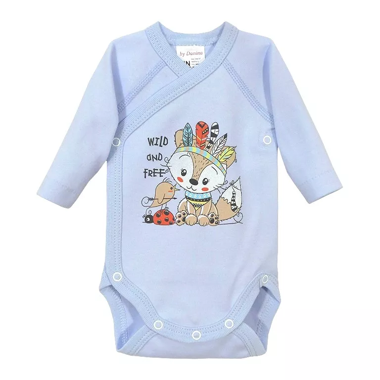 Body cu maneca lunga Vulpita 6 luni, [],bestfam.ro