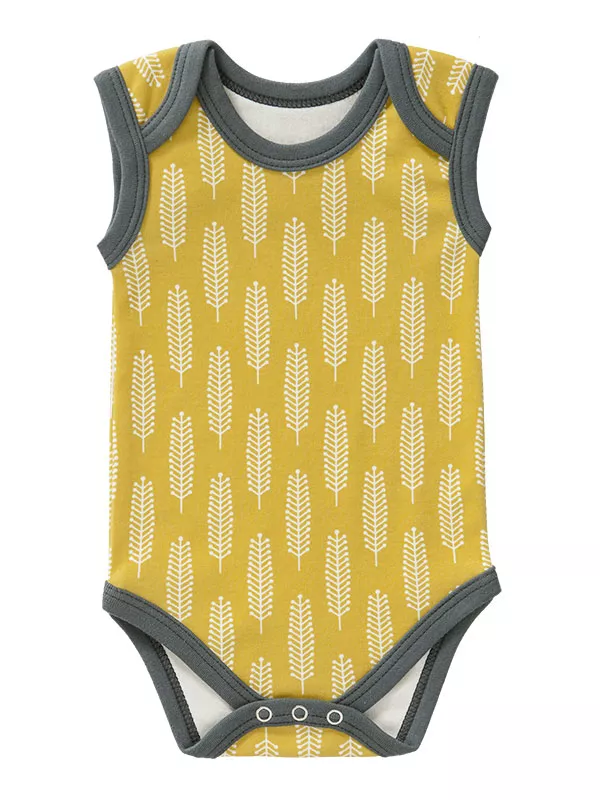 Body fără mâneci, din bumbac organic, model Havre, 3-6 luni, [],bestfam.ro