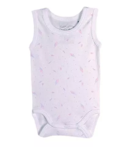 Body maieu imprimeu pene pastel 2 ani, [],bestfam.ro