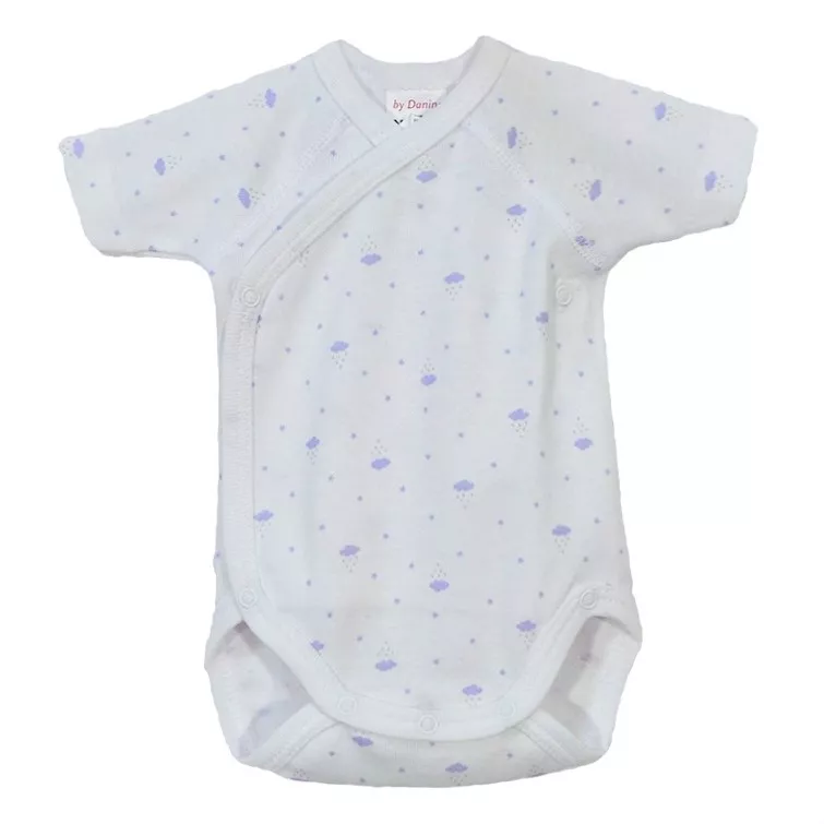 Body maneca scurta Nori si ploaie 0 luni, [],bestfam.ro