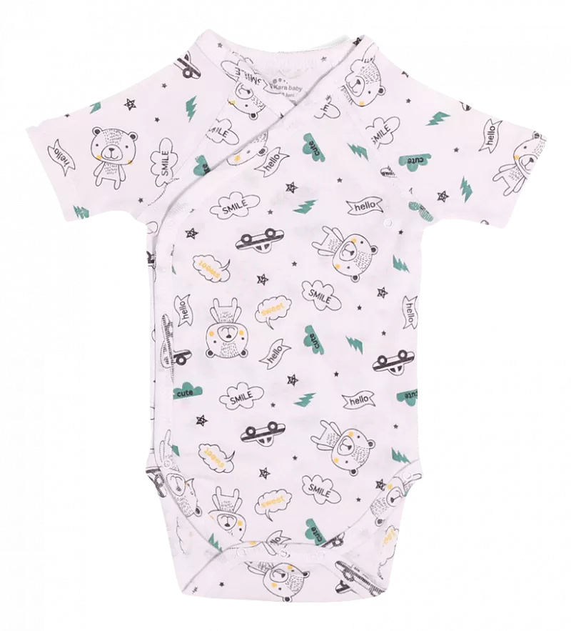 Body maneca scurta - Ursuleti - Kara Baby , [],bestfam.ro
