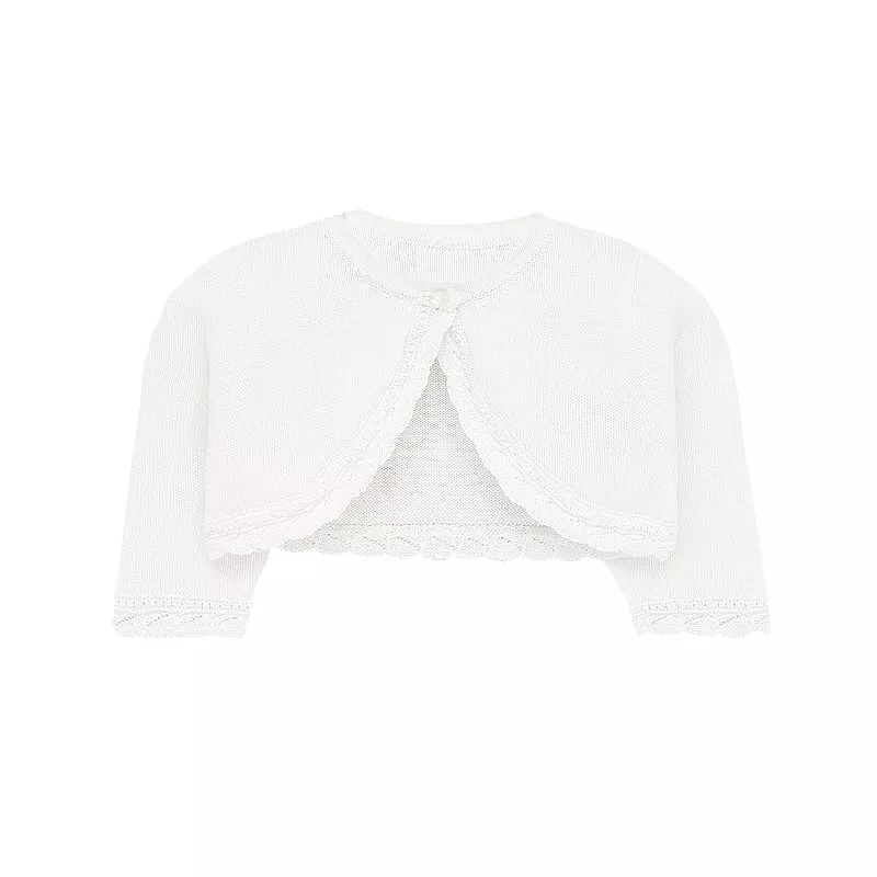 Bolero cu dantela - Alb - Mayoral , [],bestfam.ro