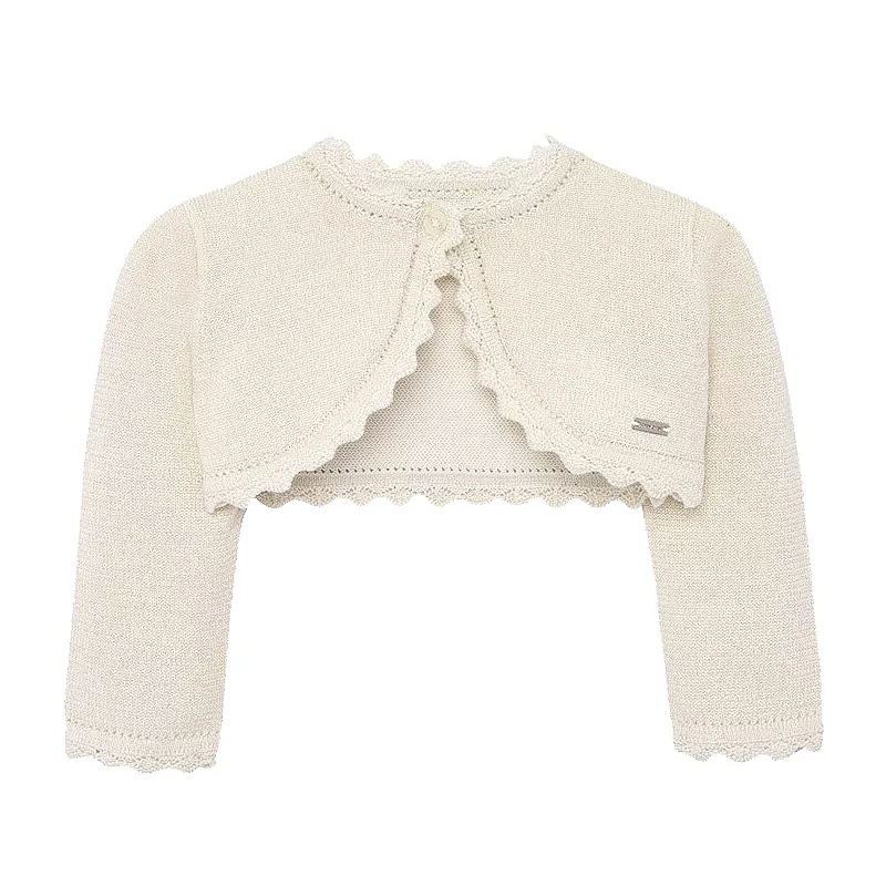 Bolero cu dantela - Bej-auriu - Mayoral 6 luni, [],bestfam.ro