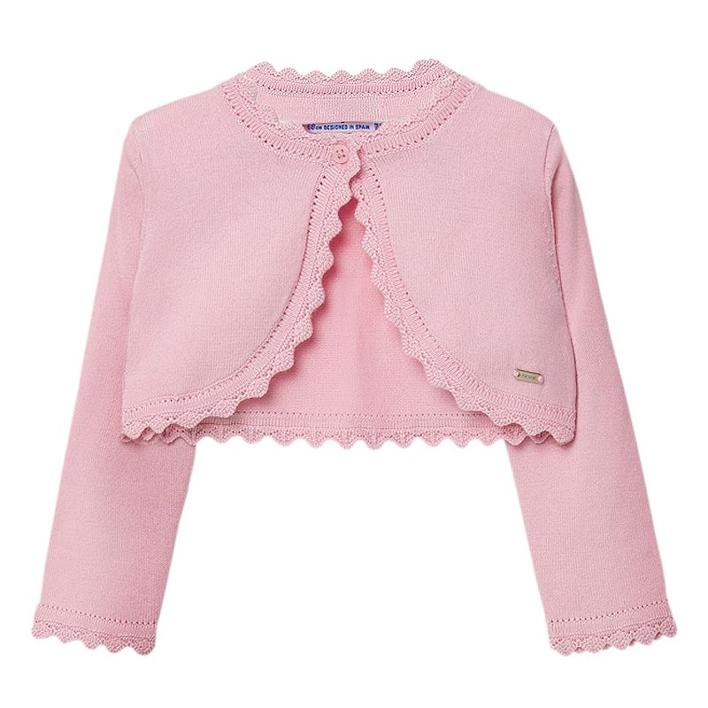 Bolero cu dantela - Roz - Mayoral, [],bestfam.ro