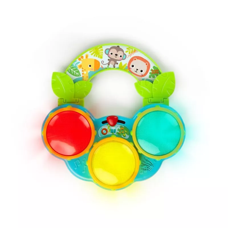 Bright Starts - Jucarie toba muzicala Safari Beats, [],bestfam.ro