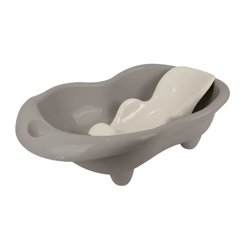 Cadita cu suport anatomic Hippo - Gri, [],bestfam.ro