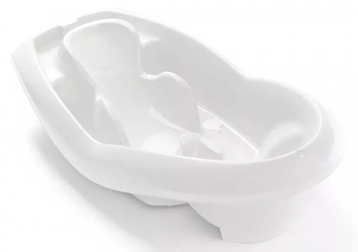 Cadita ergonomica cu hamac incorporat - Lagon White lily - Thermobaby, [],bestfam.ro