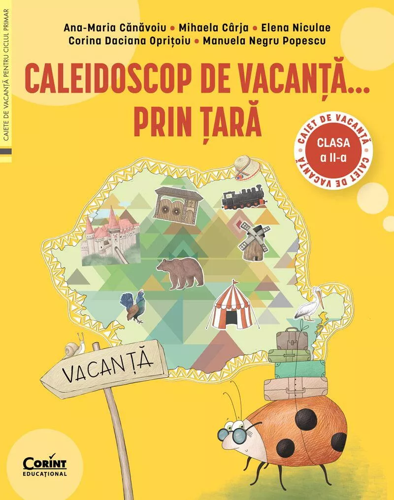 Caleidoscop de vacanta... prin tara. Caiet de vacanta pentru clasa a II-a, [],bestfam.ro