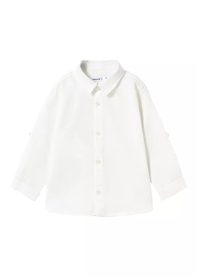 Camasa maneca lunga - alb - Mayoral 3 ani, [],bestfam.ro