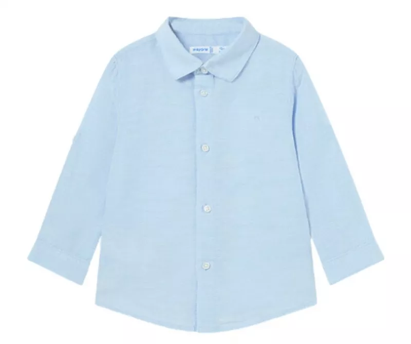 Camasa maneca lunga - in basic - Bleu  - Mayoral  2 ani, [],bestfam.ro