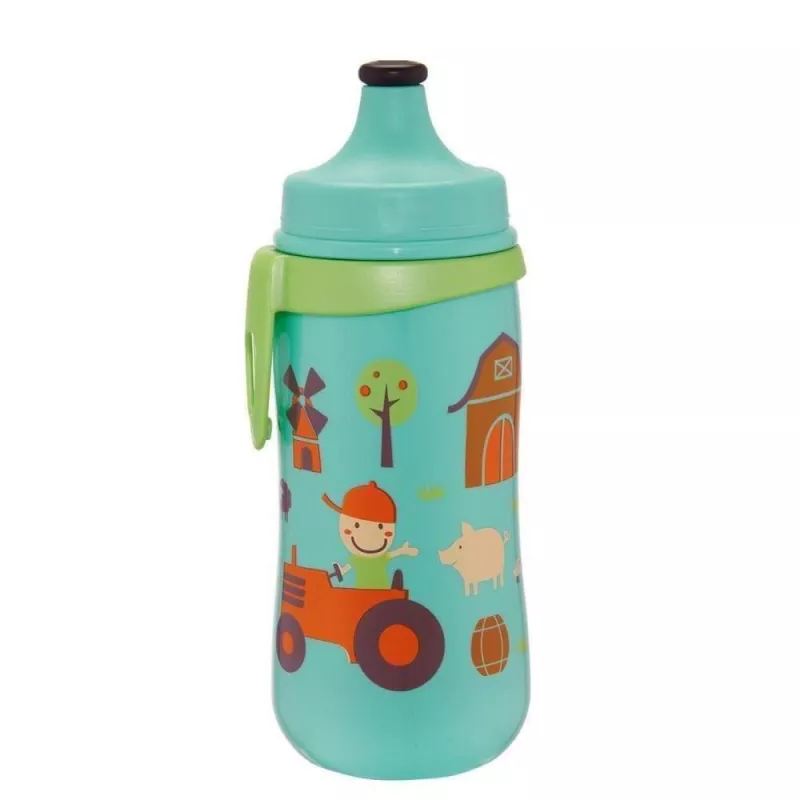 Cana Kids Cup Boy PP 330 ml, antipicurare, cu clip de prindere ,18+ luni, nip 35051, [],bestfam.ro