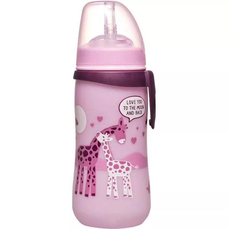 Cana Straw Cup Girl cu clip si pai de baut,nip 35068, [],bestfam.ro
