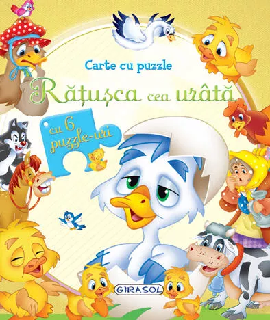 Carte cu puzzle - Ratusca cea urata, [],bestfam.ro